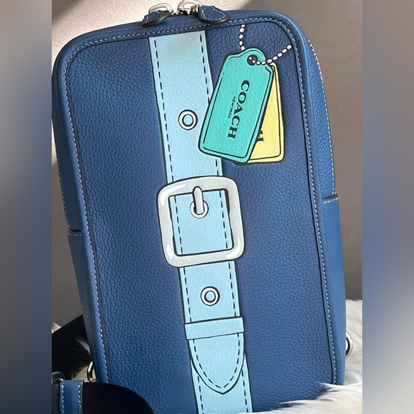 CH232 - Coach Sullivan Pack with Trompe L’oeil Print - Picture 5 of 12